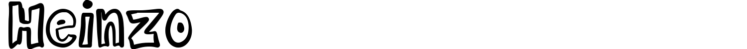 Heinzo Font preview