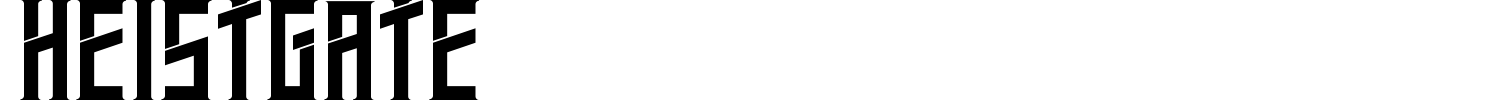 Heistgate Font preview