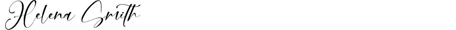 Helena Smith Font preview