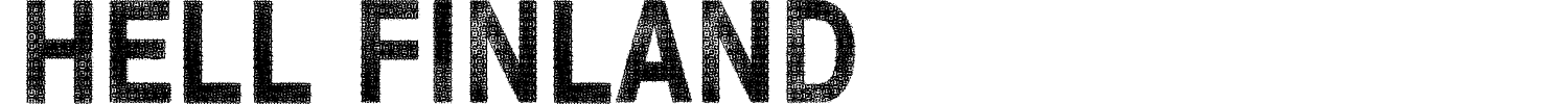 Hell Finland Font preview
