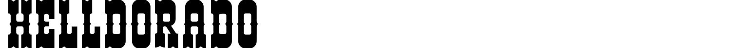 Helldorado Font preview