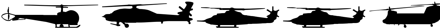 Hello Copters Font preview