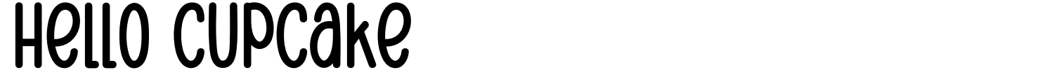Hello Cupcake Font preview