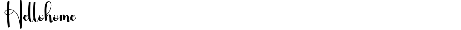 Hellohome Font preview
