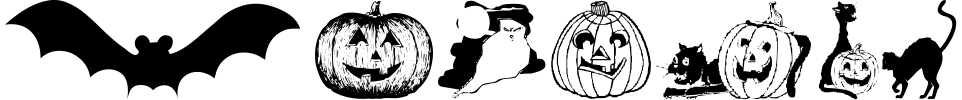 Helloween Font preview