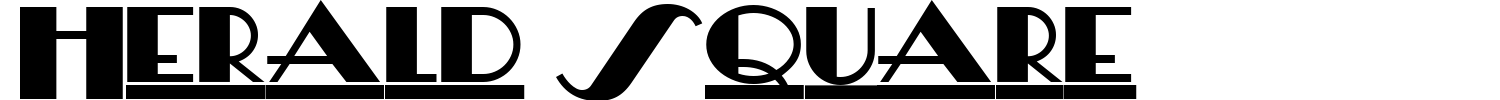 Herald Square Font preview
