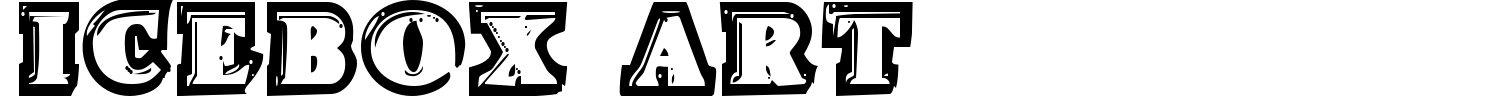 Icebox Art Font preview