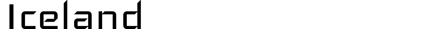 Iceland Font preview