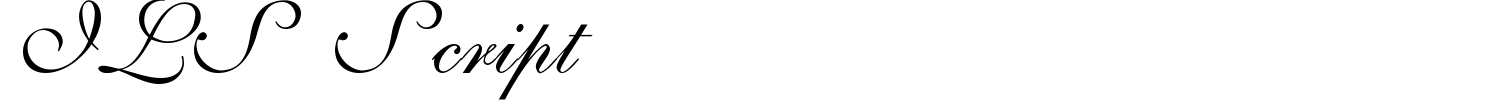 ILS Script Font preview