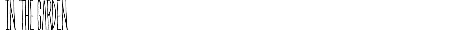 In The Garden Font preview