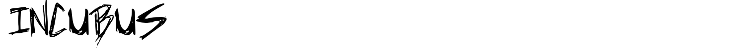 Incubus Font preview