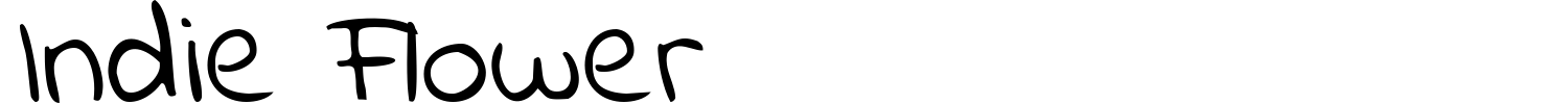 Indie Flower Font preview