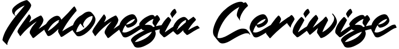 Indonesia Ceriwise Font preview