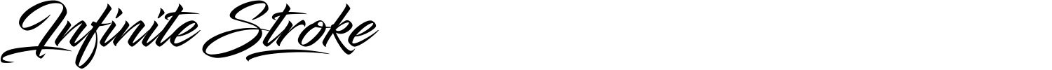 Infinite Stroke Font preview