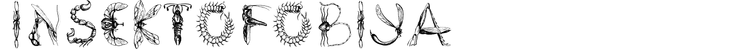 Insektofobiya Font preview