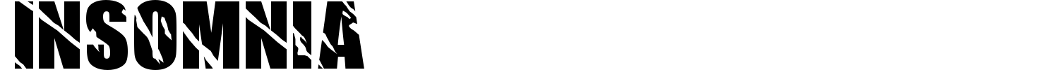 Insomnia Font preview