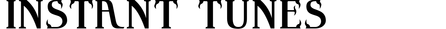 Instant Tunes Font preview