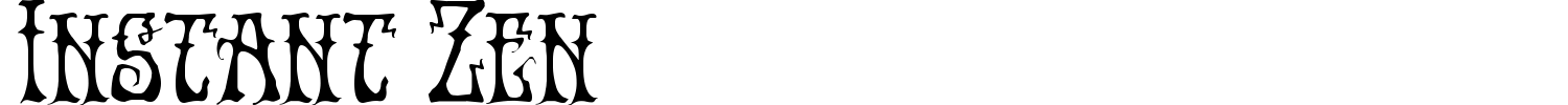 Instant Zen Font preview