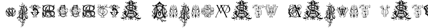 Intellecta Monograms Random Samples Nine Font preview