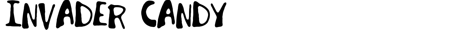 Invader Candy Font preview