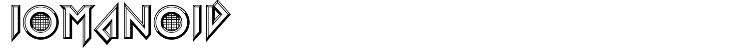 Iomanoid Font preview