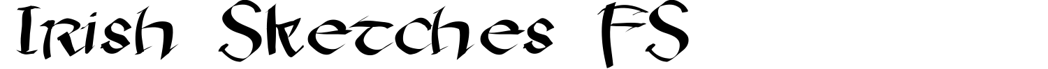 Irish Sketches FS Font preview