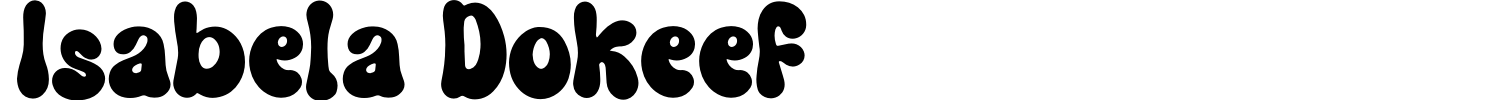 Isabela Dokeef Font preview