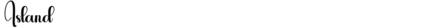 Island Font preview