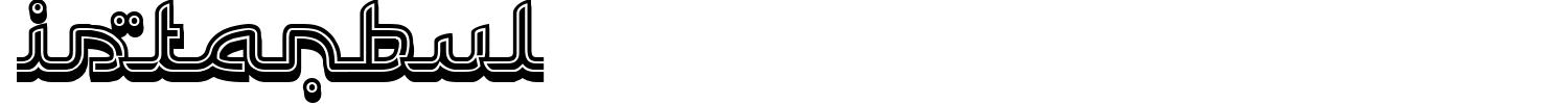 Istanbul Font preview