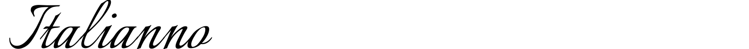 Italianno Font preview