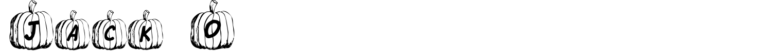 Jack O Font preview