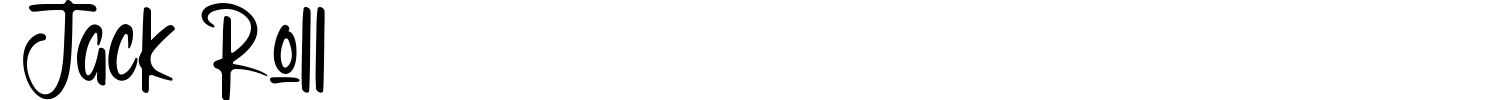 Jack Roll Font preview