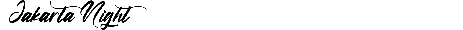 Jakarta Night Font preview