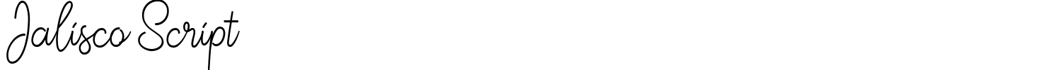 Jalisco Script Font preview