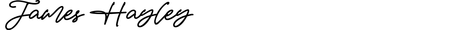 James Hayley Font preview