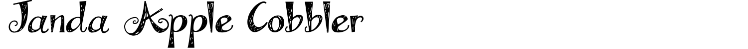 Janda Apple Cobbler Font preview