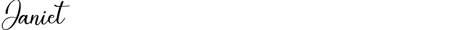 Janiet Font preview