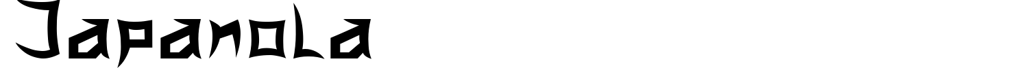 Japanola Font preview