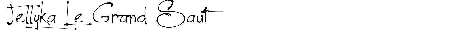 Jellyka Le Grand Saut Font preview