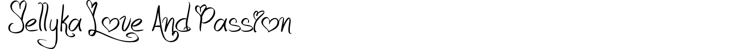 Jellyka Love And Passion Font preview