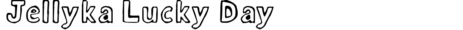 Jellyka Lucky Day Font preview