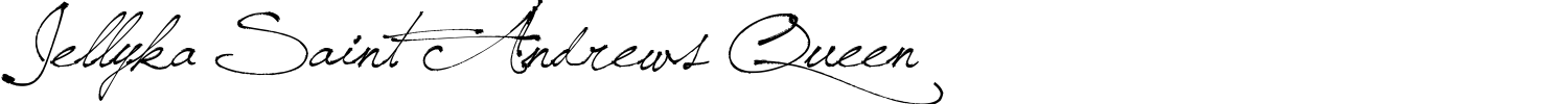 Jellyka Saint Andrews Queen Font preview