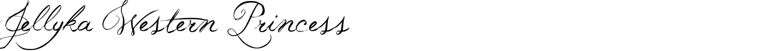 Jellyka Western Princess Font preview