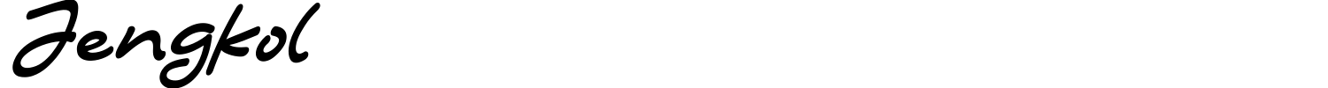 Jengkol Font preview
