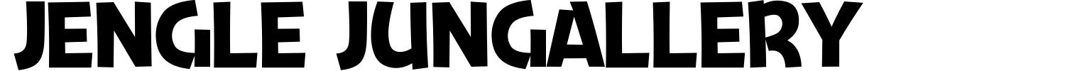 Jengle Jungallery Font preview