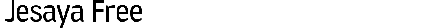 Jesaya Free Font preview