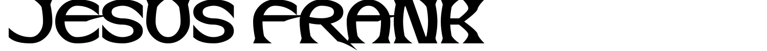 Jesus Frank Font preview