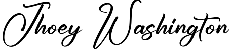 Jhoey Washington Font preview