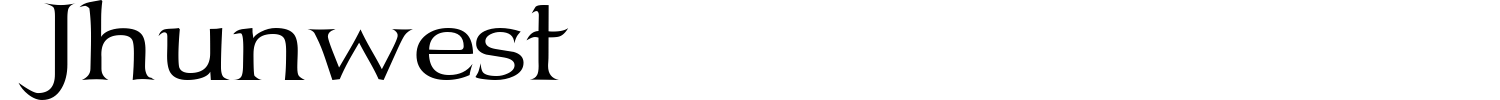 Jhunwest Font preview