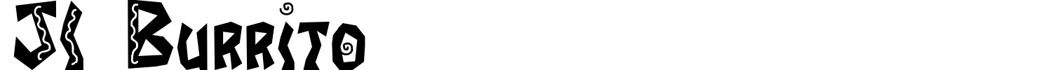 JI Burrito Font preview